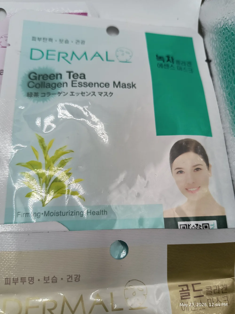 Dermal Collagen Essence Mask Variety Pack 6 CT New Skincare Face Mask